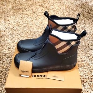 Burberry Flinton Rain Boots - Size EU 45 / US 12